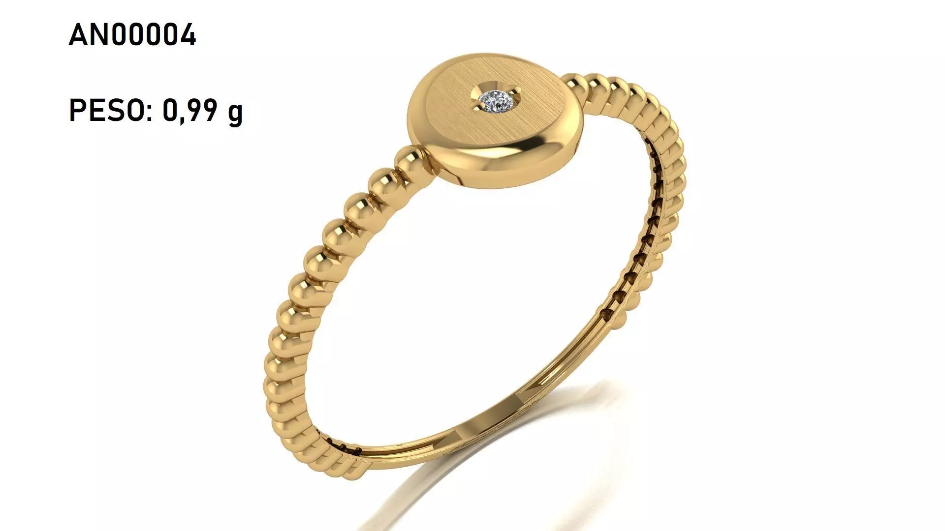 ROUNDED RING WITH TINY BALLS ON SIDES 3D print model_0