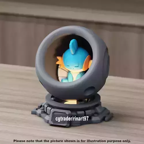 Mudkip in healing machine pods from pokemon