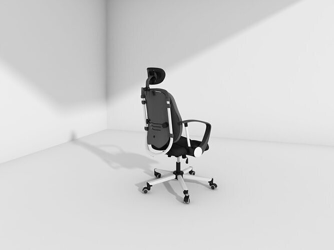 Ergonomic chair 3D print model