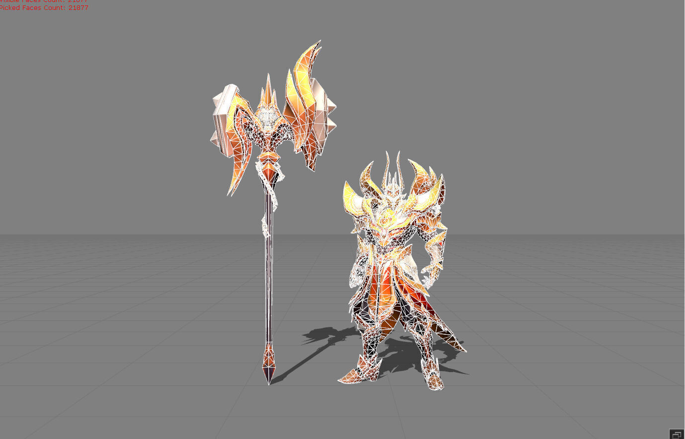 Terizla Flame of Judgement Low-poly 3D model_4