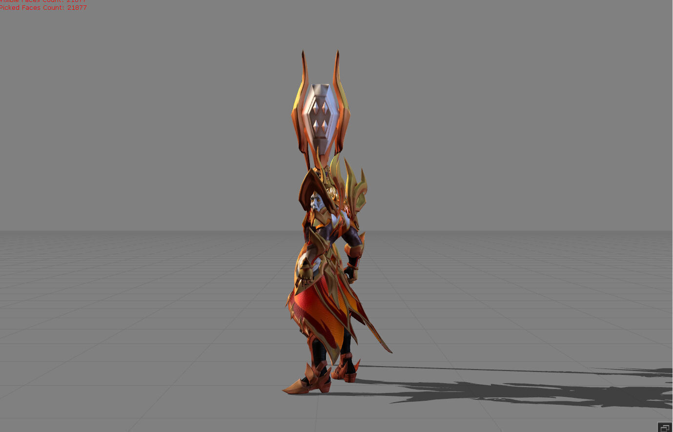 Terizla Flame of Judgement Low-poly 3D model_2