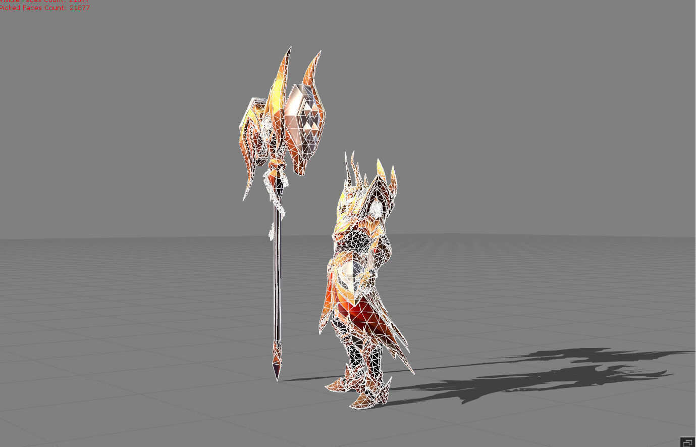 Terizla Flame of Judgement Low-poly 3D model_6