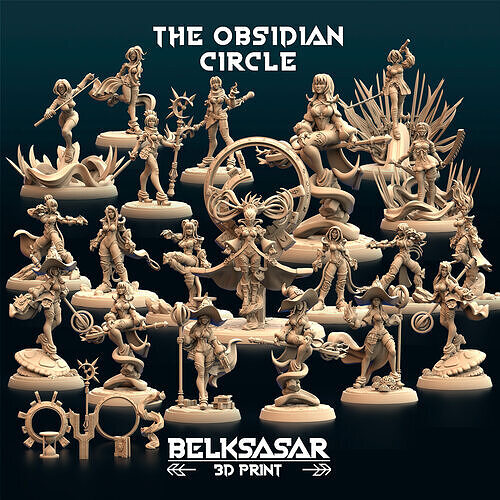 The Obsidian Circle - Arcanist 3D print model
