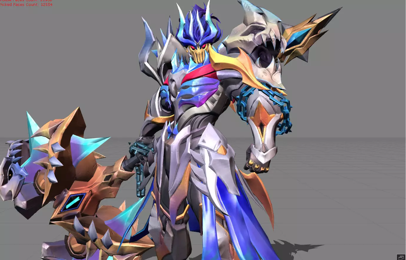 Terizla Soulblight Tyrant Low-poly 3D model