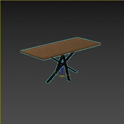 Loft Table Setery Loft 8 3D model_3