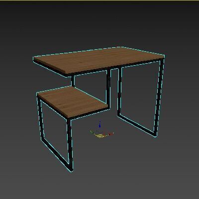 Loft Table Setery Loft 43 3D model_3
