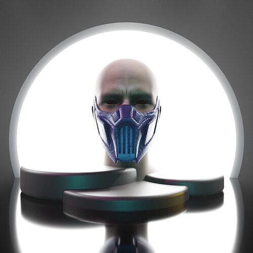 De of Hailbringer Lin Kuei Assassin - Ultra-Detailed Mask 3D print model