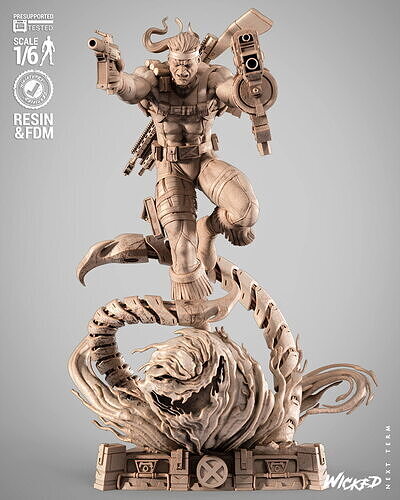 Wicked Marvel Forge Sculpture 3D print model