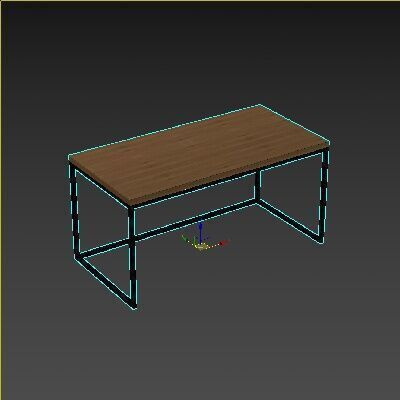 Loft Table Setery Loft 4 3D model_3