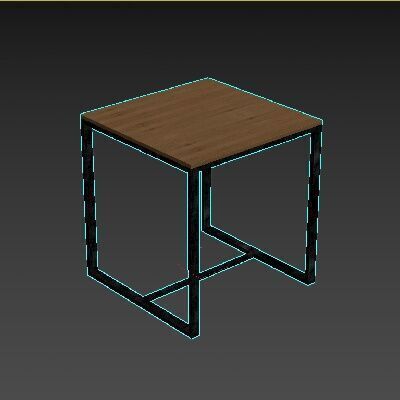 Loft Table Setery Loft 36 3D model_3