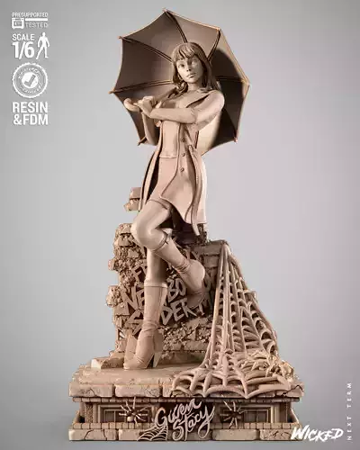 Wicked Marvel Gwen Stacy Sculpture