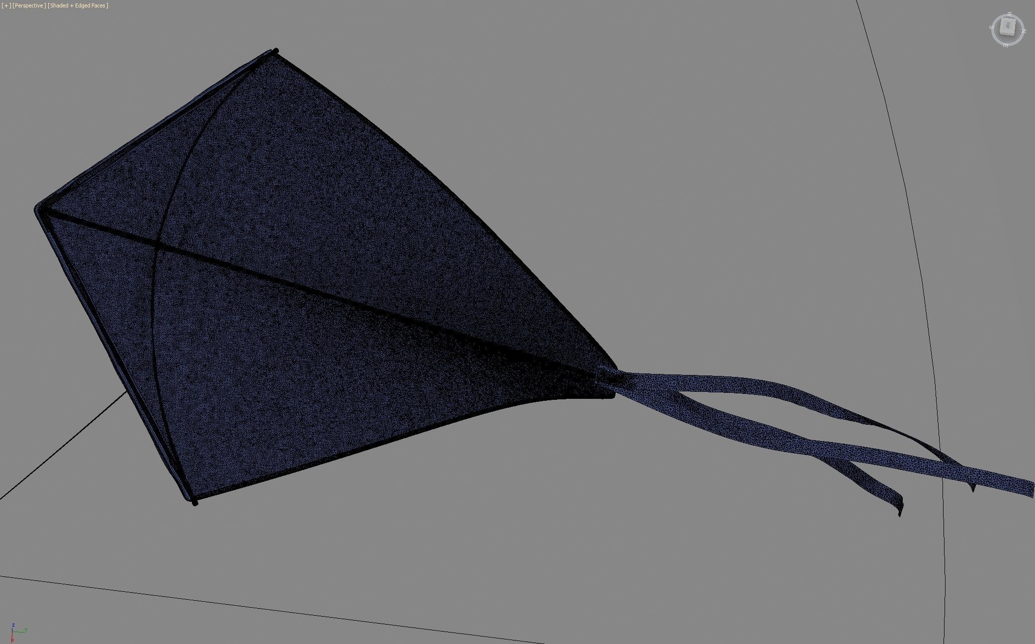 Wind Kite 3D model_4