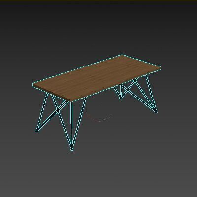Loft Table Setery Loft 35 3D model_3