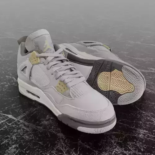 AIR JORDAN 4 CRAFT PHOTON DUST 3D SHOES
