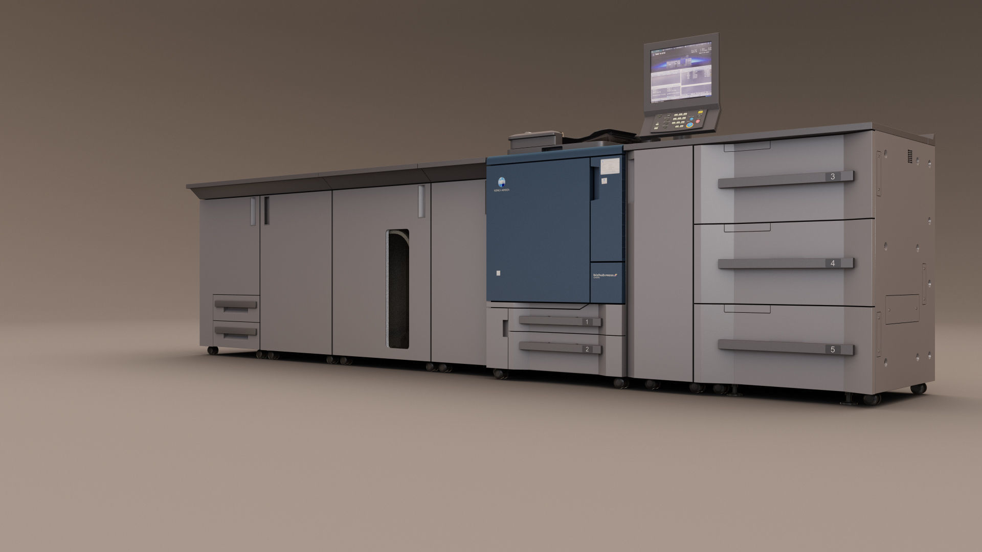 Konica Minolta Printing System  3D model_6