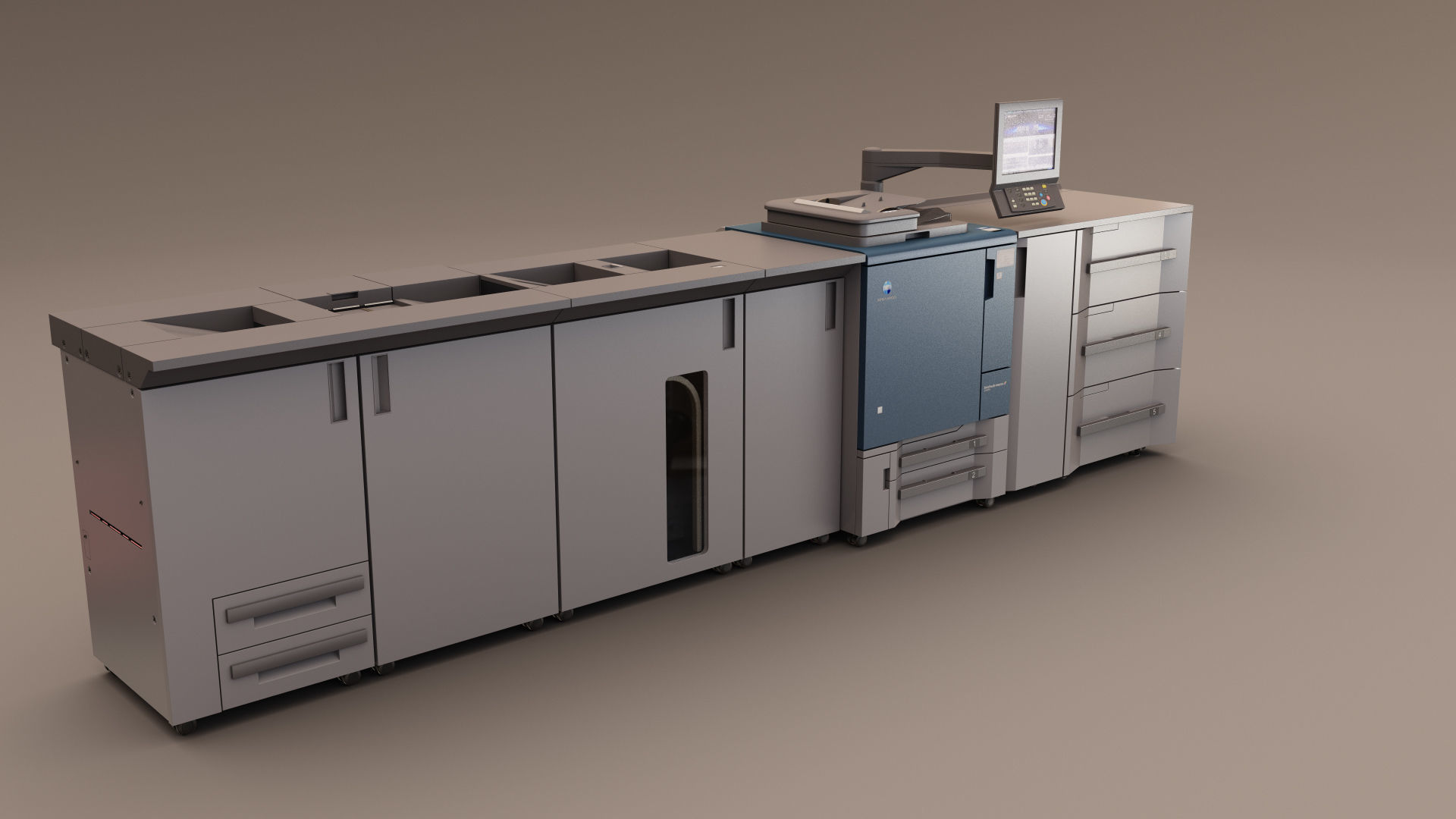 Konica Minolta Printing System  3D model_4