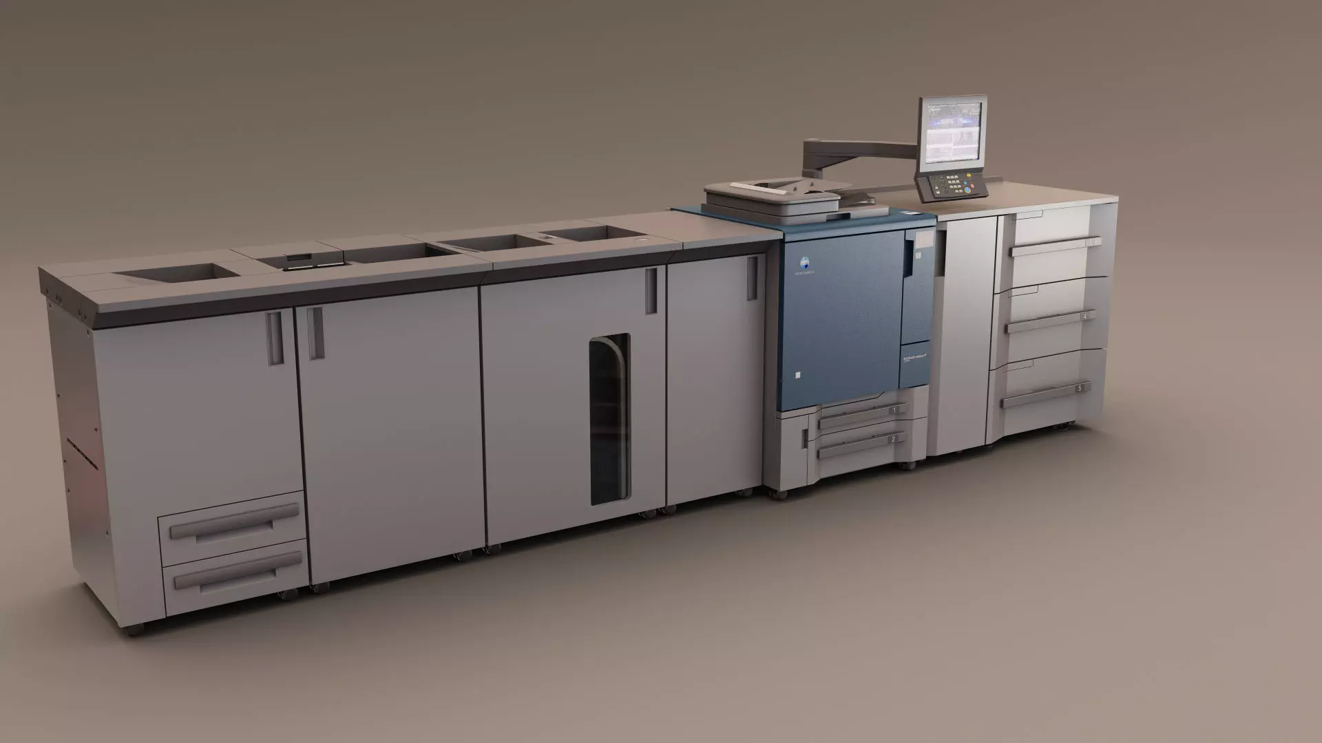 Konica Minolta Printing System  3D model_0