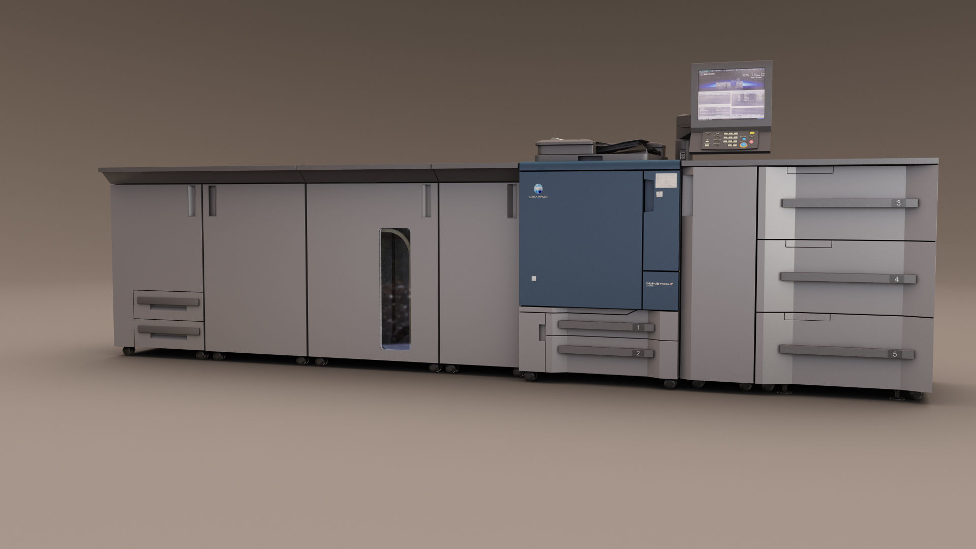 Konica Minolta Printing System  3D model_5
