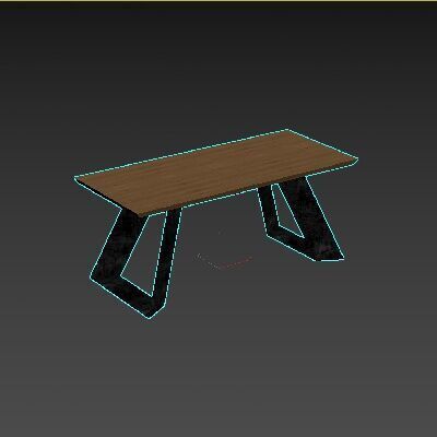 Loft Table Setery Loft 27 3D model_3