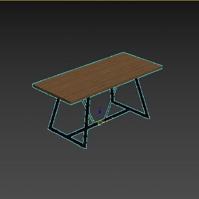 Loft Table Setery Loft 26 3D model_3
