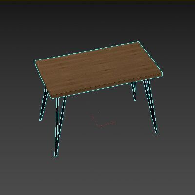 Loft Table Setery Loft 16 3D model_3
