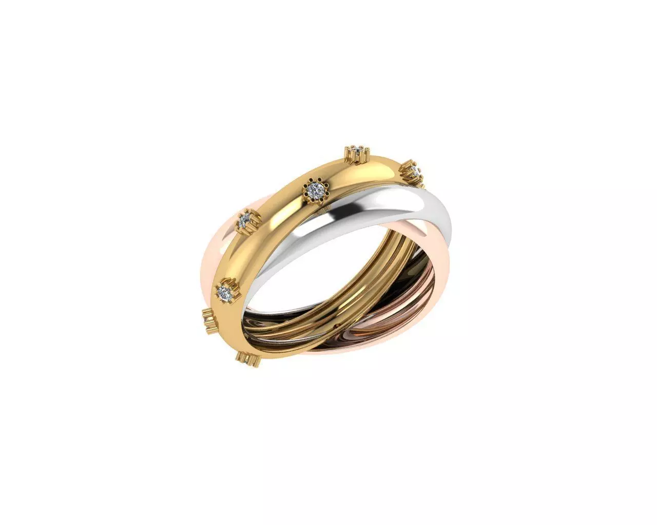 Fashion Rings 3D print model_0