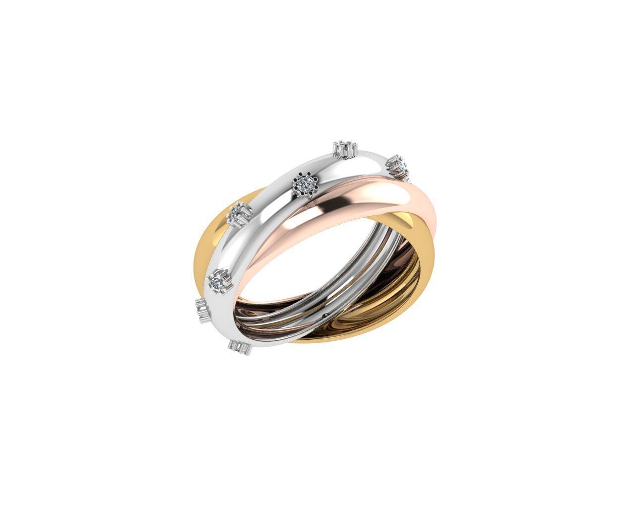 Fashion Rings 3D print model_1