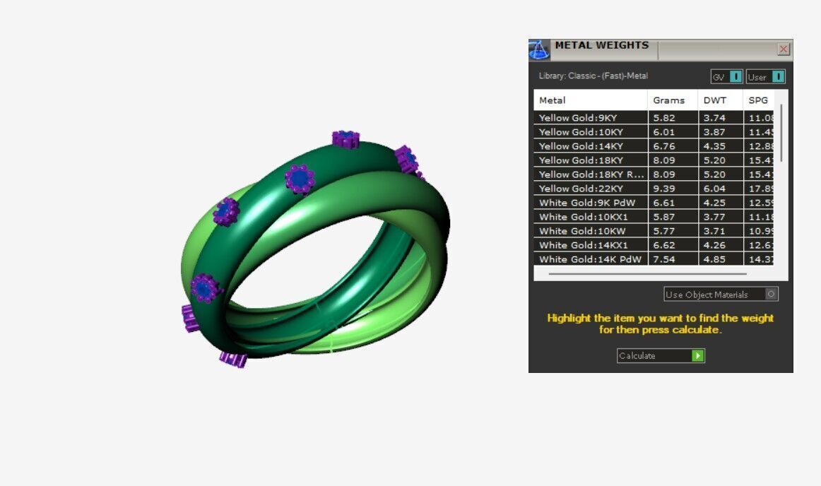 Fashion Rings 3D print model_4