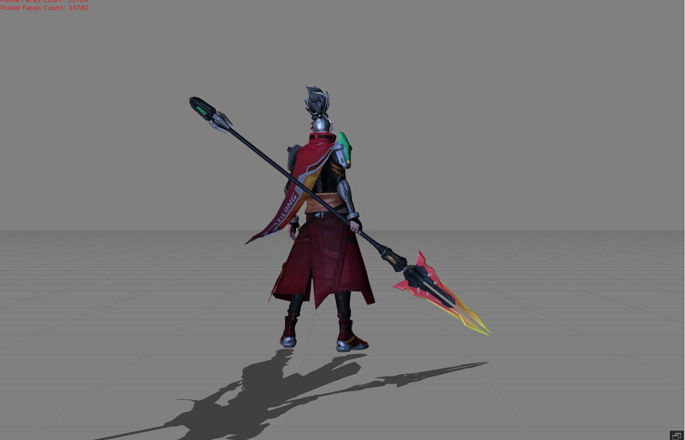 Zilong Storm Rider Low-poly 3D model_4