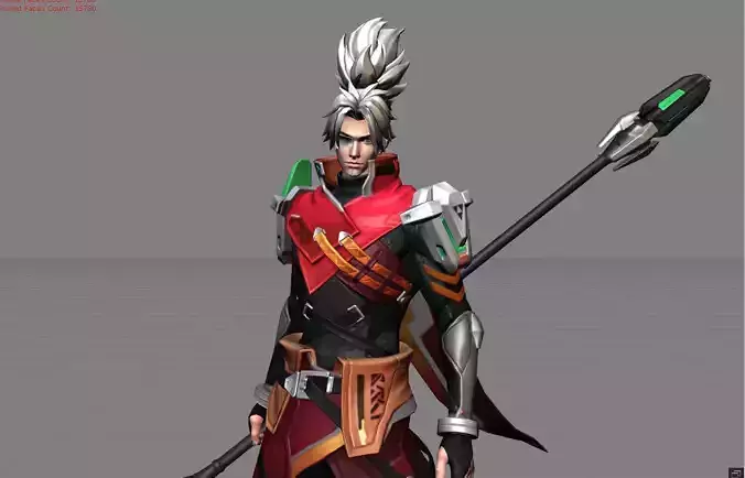 Zilong Storm Rider Low-poly 3D model