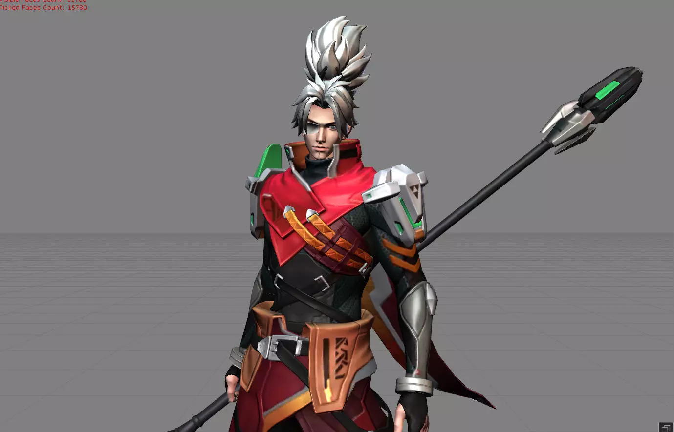 Zilong Storm Rider Low-poly 3D model_0