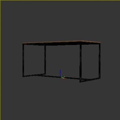 Loft Desk Setery Loft 14 3D model_3
