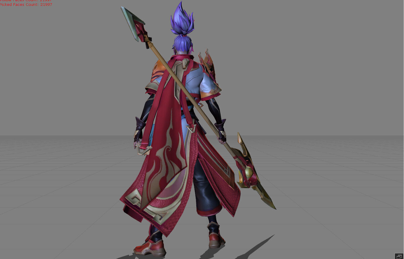 Zilong Dragon of Prosperity Low-poly 3D model_4