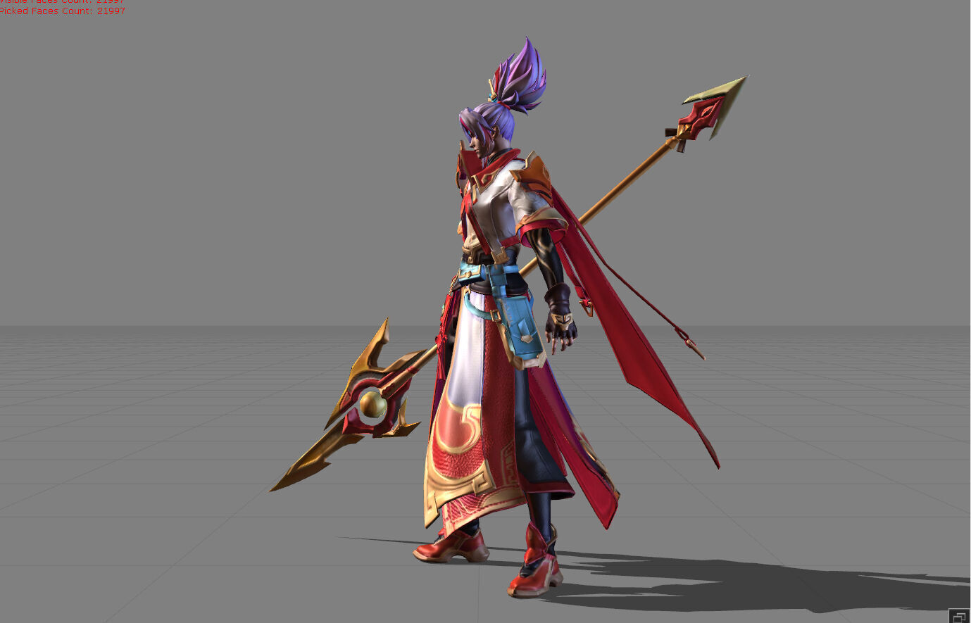 Zilong Dragon of Prosperity Low-poly 3D model_3