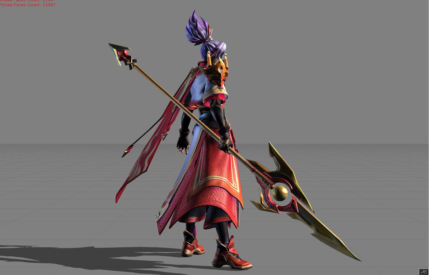 Zilong Dragon of Prosperity Low-poly 3D model_2