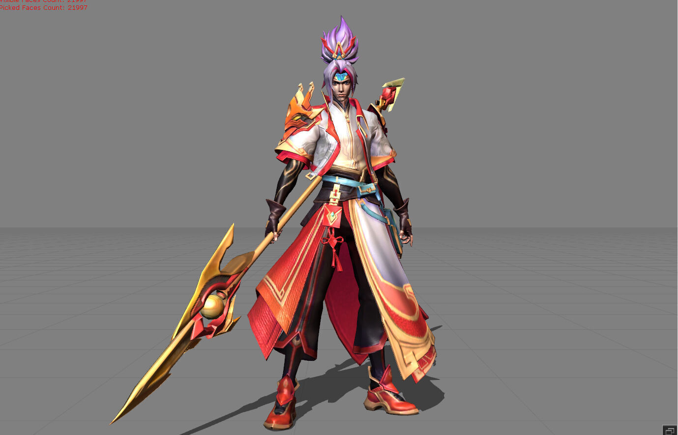 Zilong Dragon of Prosperity Low-poly 3D model_1