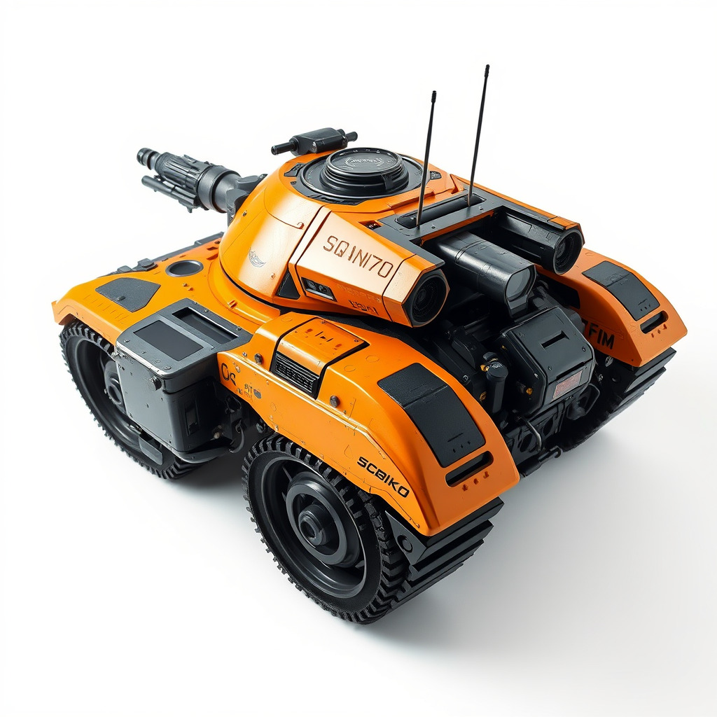 SciFi Recon Drone Model Pack Low-poly 3D model_3