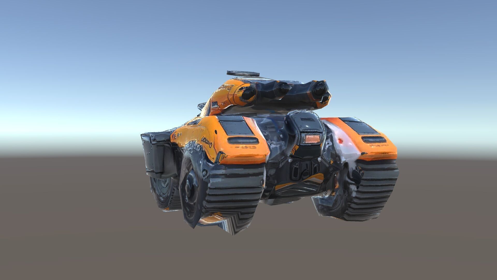 SciFi Recon Drone Model Pack Low-poly 3D model_36