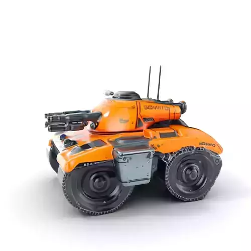 SciFi Recon Drone Model Pack Low-poly 3D model