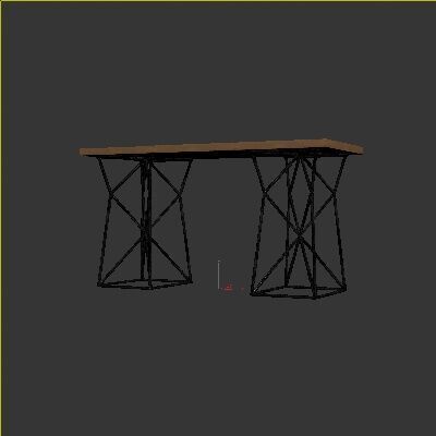 Loft Desk Setery Loft 10 3D model_3
