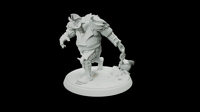 war Troll 3D print model