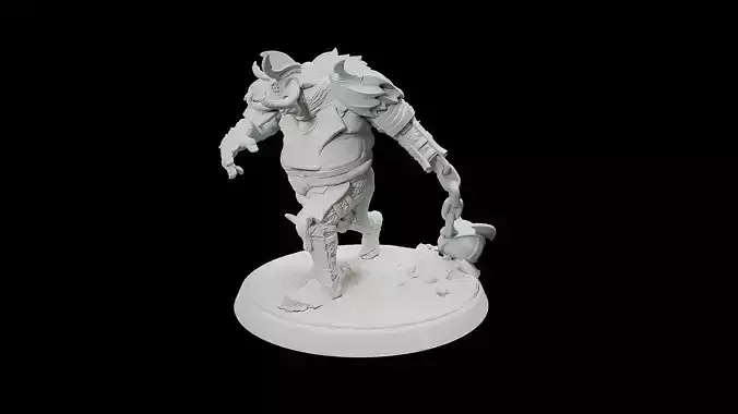 war Troll 3D print model