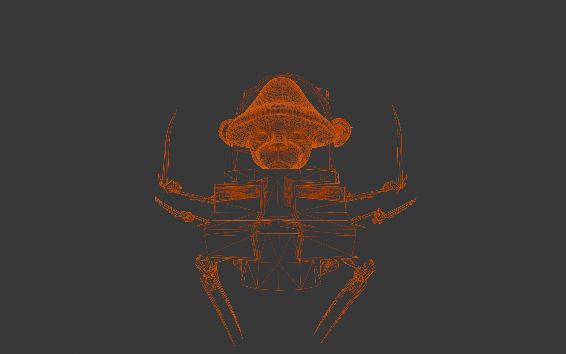 smurf cat skibidi toilet 3D model_7