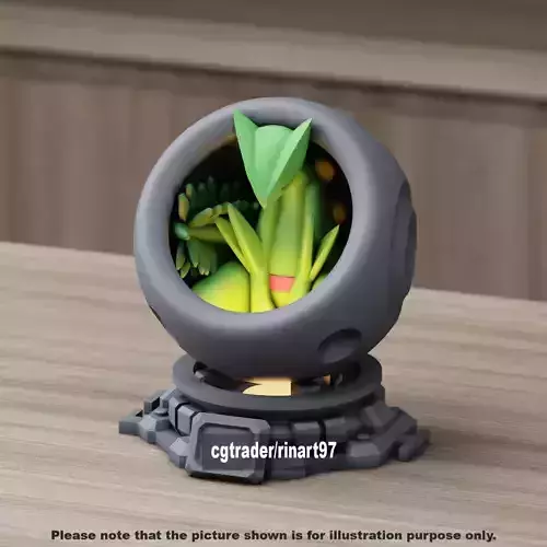 Sceptile in healing machine pods from pokemon