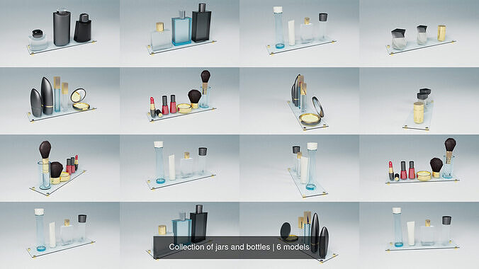 Collection of jars and bottles 