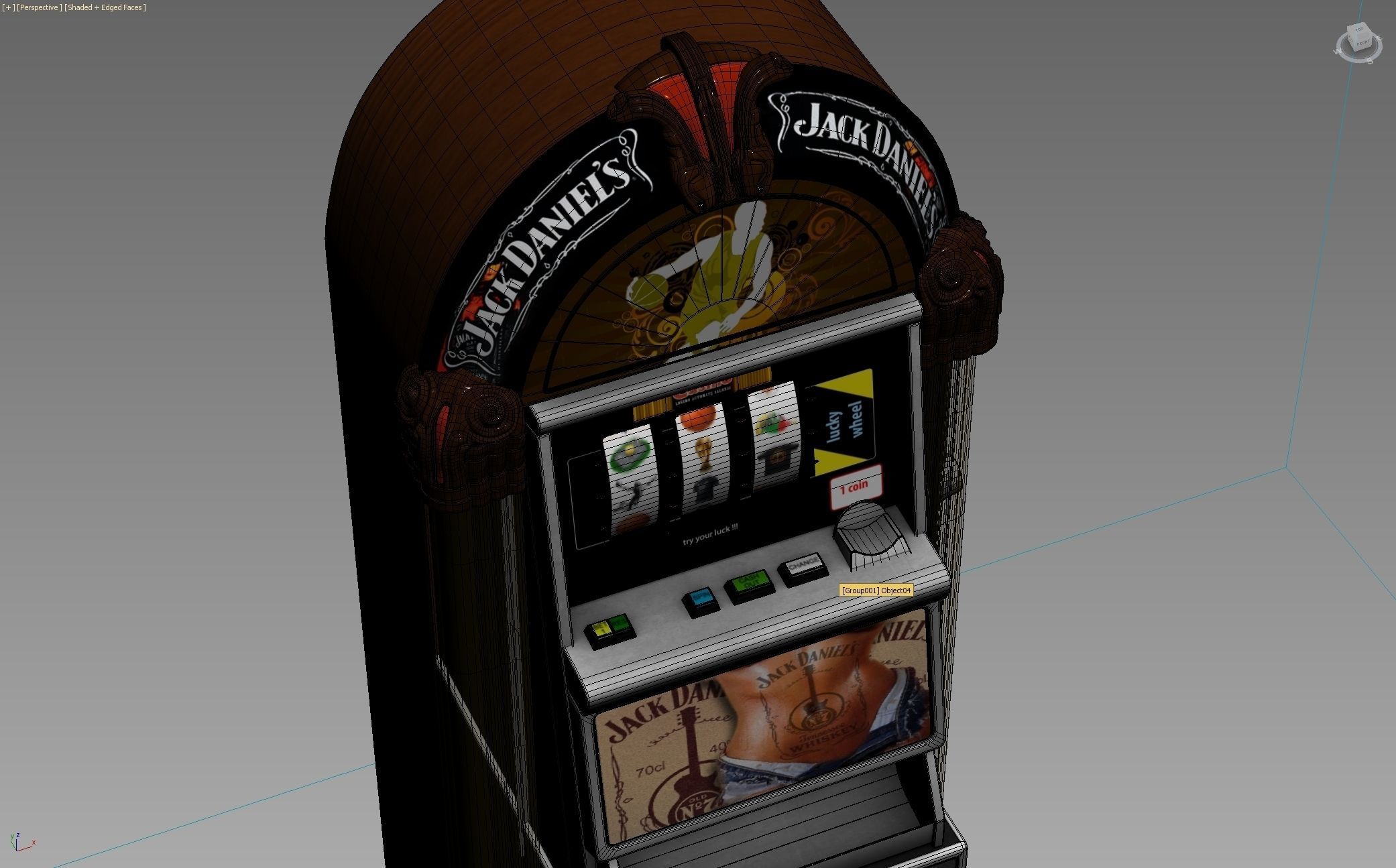 Slot Machine  3D model_3