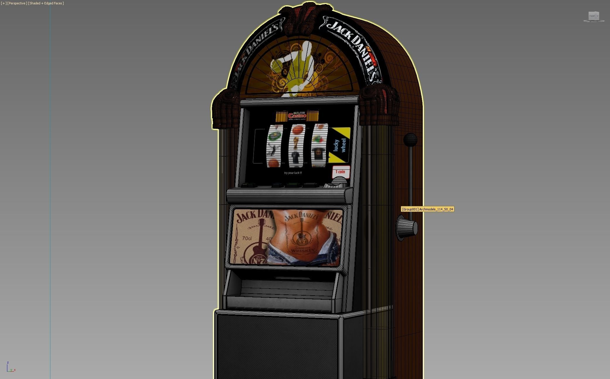 Slot Machine  3D model_1