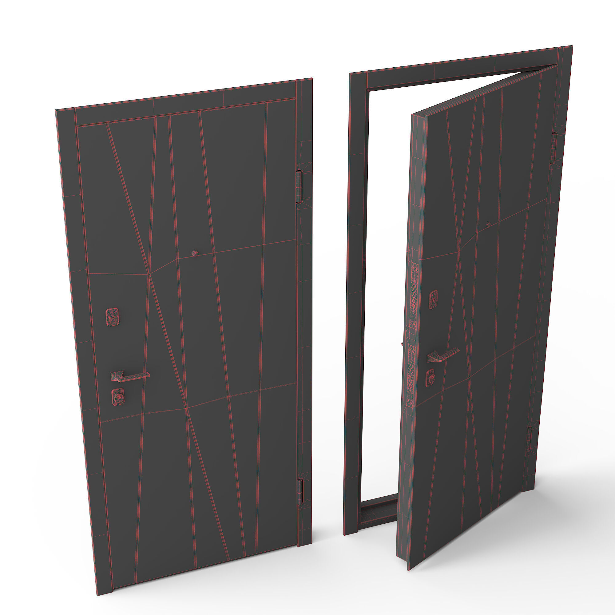 Lekelun Door 3D model_2