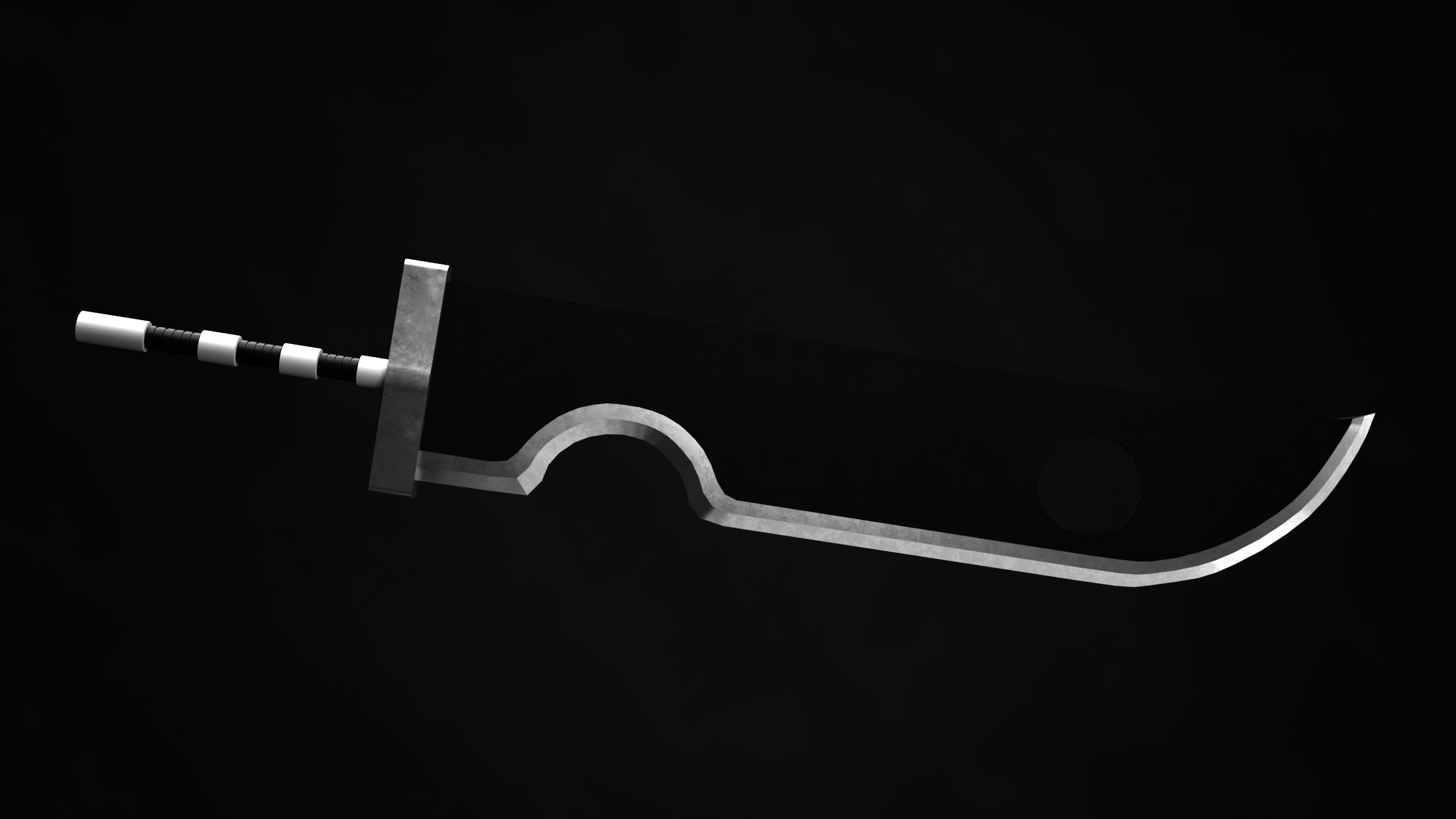 Kubikiribocho Sword - Naruto gameready Free low-poly 3D model_3