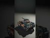 Futuristic Battle Tank model pack Low-poly 3D model_2